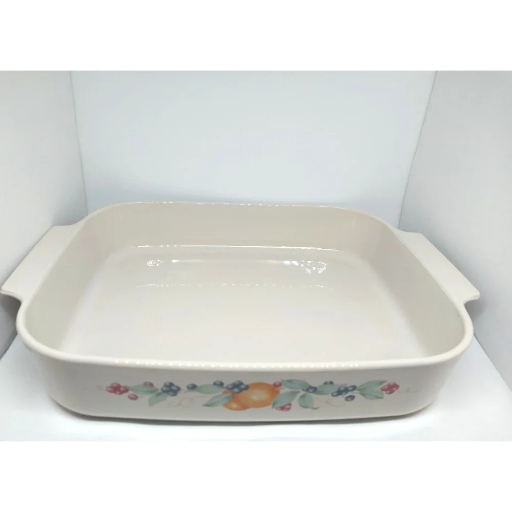 Corningware Abundance 4 Quart Open Roaster/Casserole 12 1/4